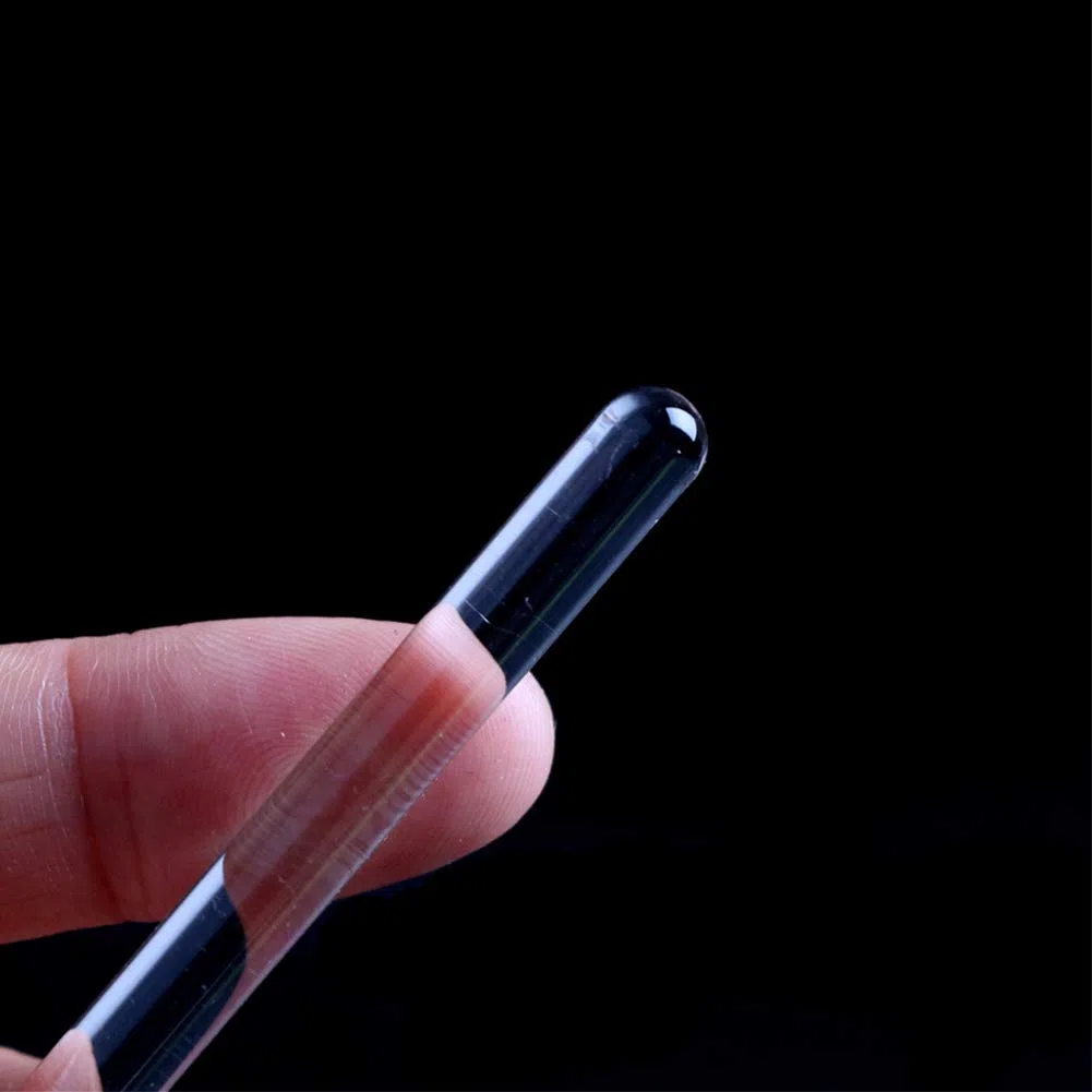 10 bacchette in vetro per mescolare, utilizzabili su entrambi i lati, resistenti al calore, per chimica scientifica e laboratori, miscelazione di bevande calde e fredde