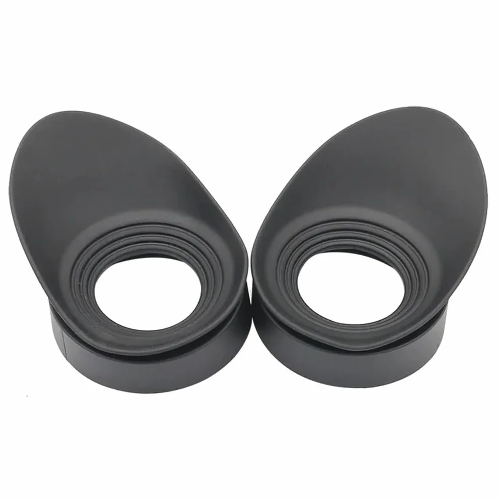 Kit accessori per microscopio 1 paio di coppe oculari in gomma for binocolo, protezioni for gli occhi, diametro interno 40 mm, for microscopi, oculari, telescopi, oculari Vetrini per microscopio