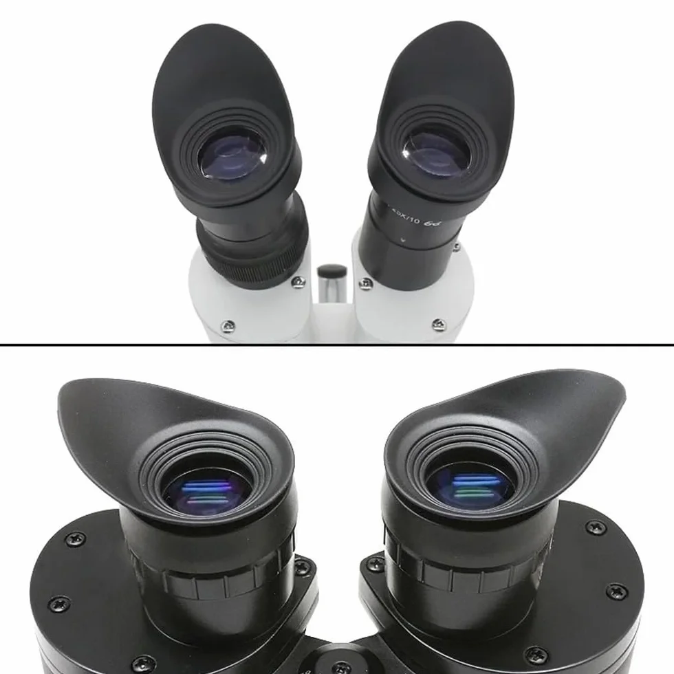 Kit accessori per microscopio 1 paio di coppe oculari in gomma for binocolo, protezioni for gli occhi, diametro interno 40 mm, for microscopi, oculari, telescopi, oculari Vetrini per microscopio