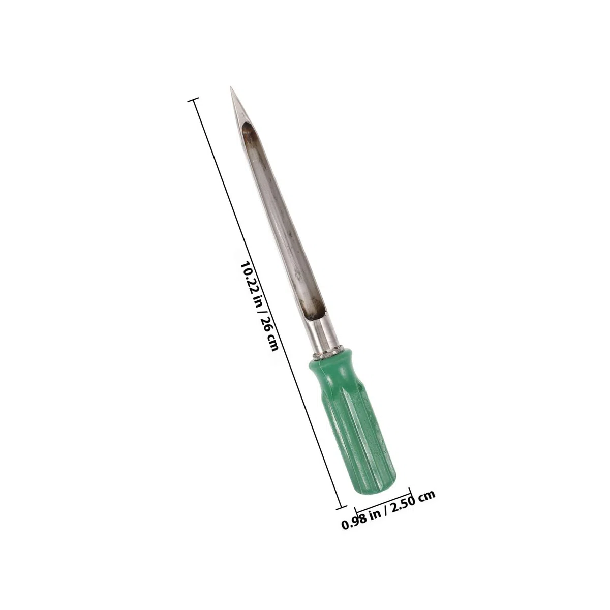 Ipetboom Campionatore di Cereali Resistente alla Deformazione in Acciaio Inossidabile Design Ergonomico Tubo per Prelievo Campioni di Grano e Terriccio, Strumento da Laboratorio