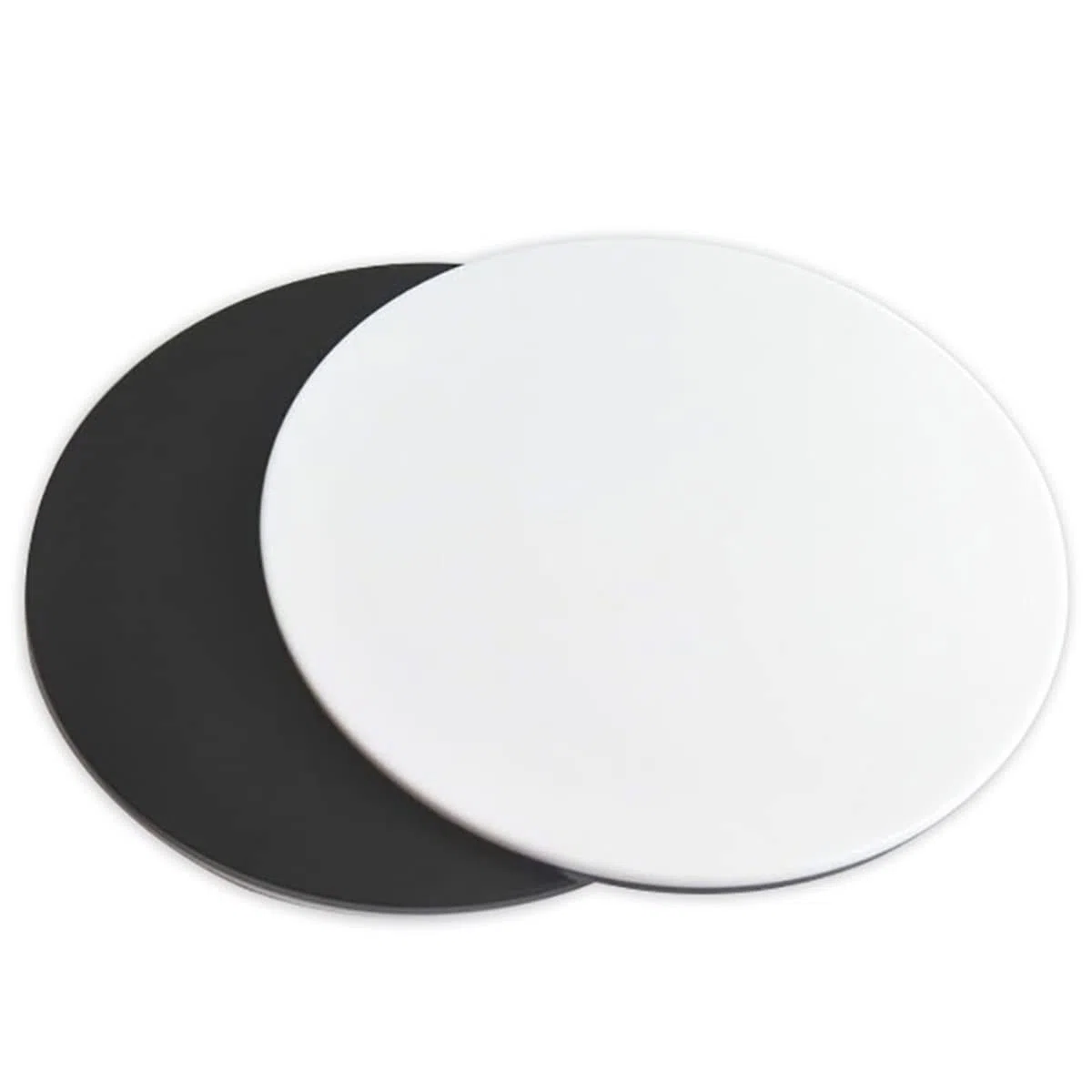 Accessori per microscopio da laboratorio Microscopio stereo piano di lavoro traslucido rotondo bianco bianco nero(95mm Black White)